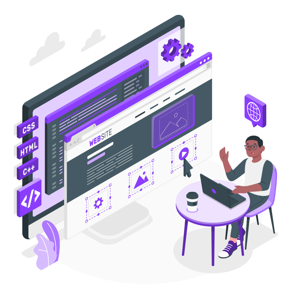 Website designer amico 1