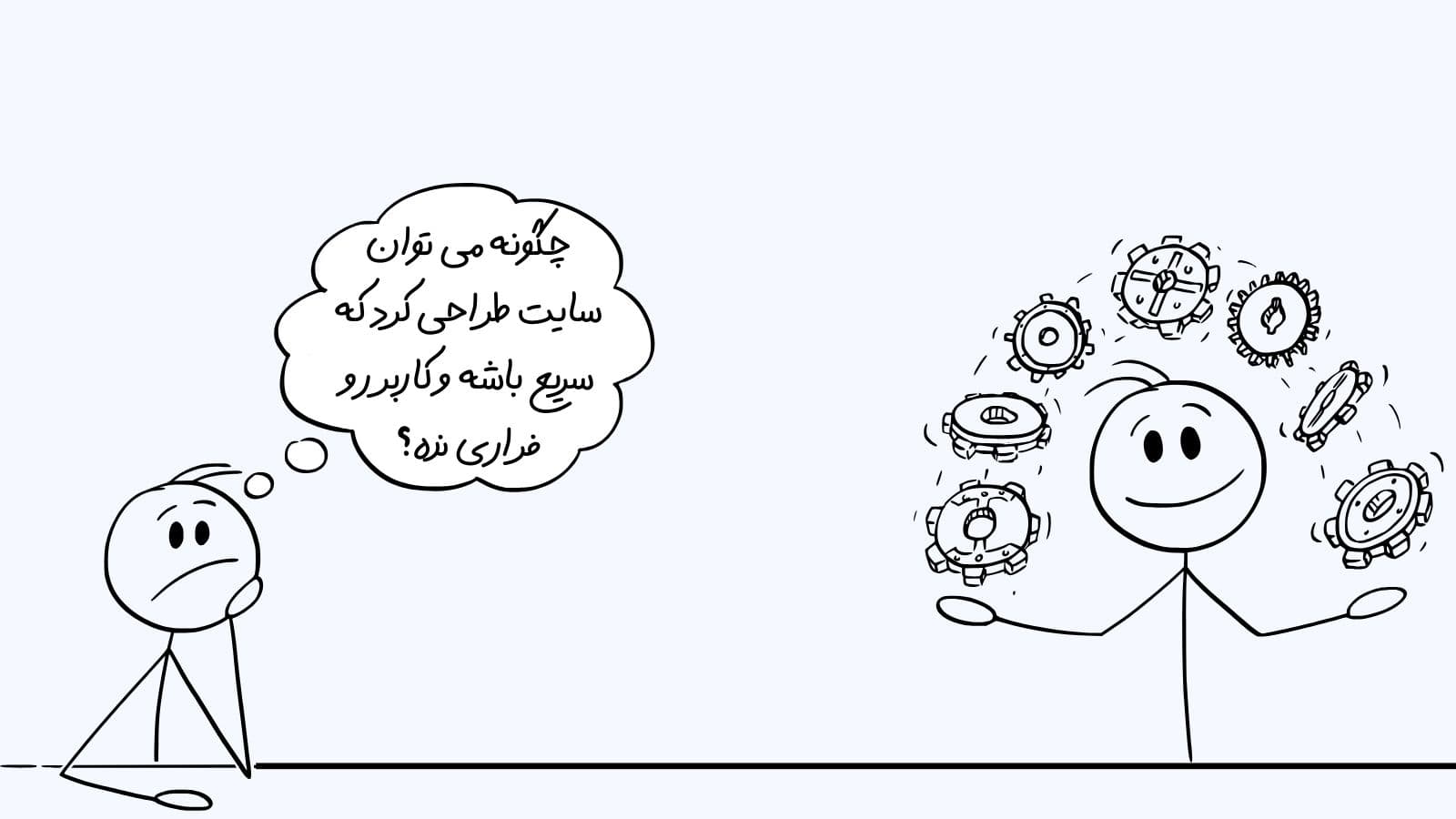 چگونه می توان سایت طراحی کرد که سریع باشه و کاربر رو فراری نده؟