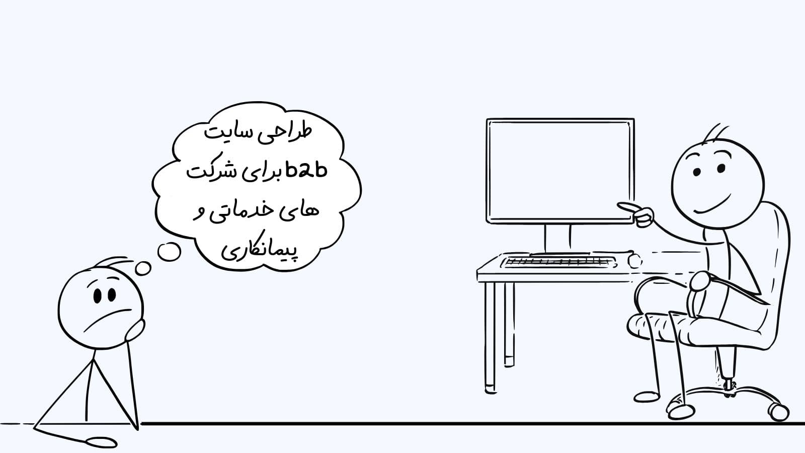 طراحی سایت b2b برای شرکت های خدماتی و پیمانکاری: چجوری خدمات رو ارائه کنیم که درخواست همکاری بیاد؟