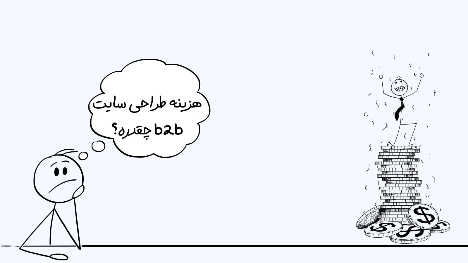 هزینه طراحی سایت b2b چقدره؟ (چه چیزهایی قیمت رو بالا و پایین می کنه)